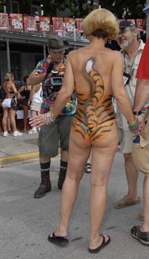Body Painting 2008 photo - Duval Street, Key West